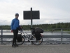 Finnish-Swedish borderline at Muonio