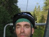 On the lift to the top of Ukko-Koli