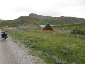 Reconstruction of a Sámi village