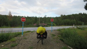 This time is clear I have to stop (it is actually a motorsledge route)