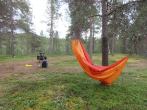 Tent desperately left to dry up