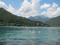 Swimming in Lago di Ledro