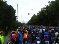 The crowd in front of me at the start