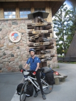 Classic picture at the Arctic Circle