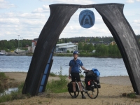 Arctic Ocean snowmobile route