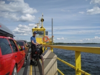 On the Alassalmi ferryboat