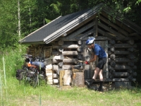 Chopping wood with 30 degrees outside?