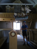Indoor view of the church of Kustavi
