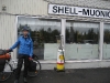 The historical Shell gas station at Muonio