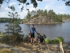 Beautiful scenery at Lake Saimaa